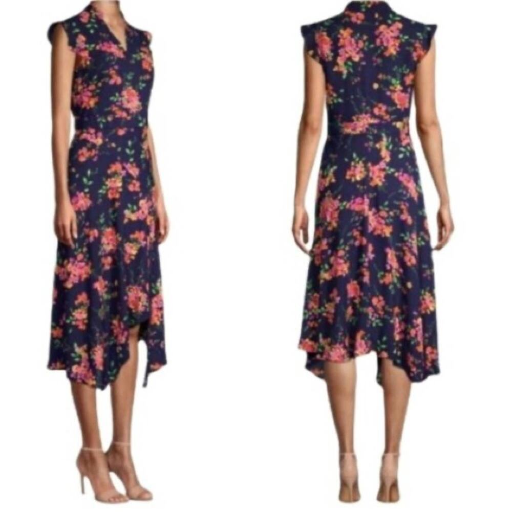 NWT Nanette Lenore Floral Chiffon Dress 6